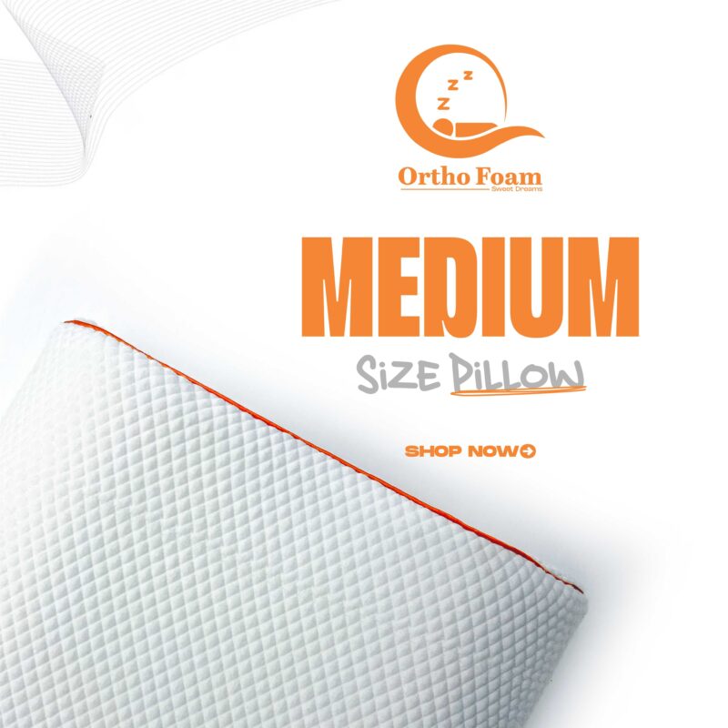 Ortho Foam Memory Pillow – Medium